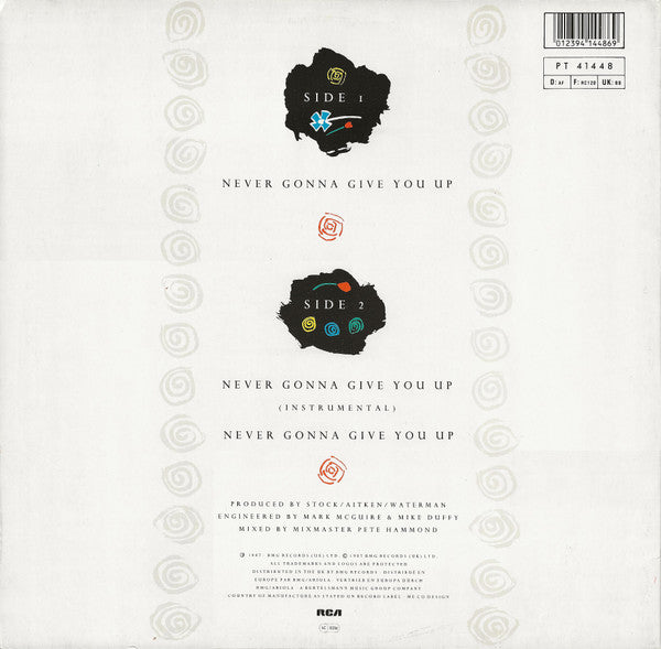 Rick Astley – Never Gonna Give You Up (VG+)