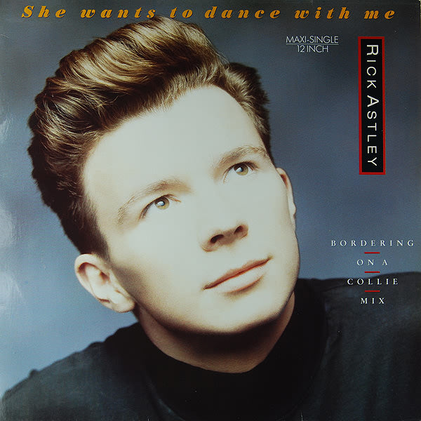Rick Astley – She Wants To Dance With Me (VG+, DISCO EX) BOX36