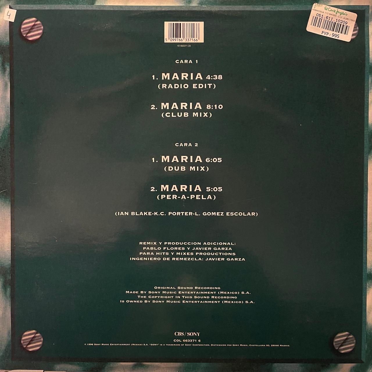Ricky Martin – Maria (VG+)