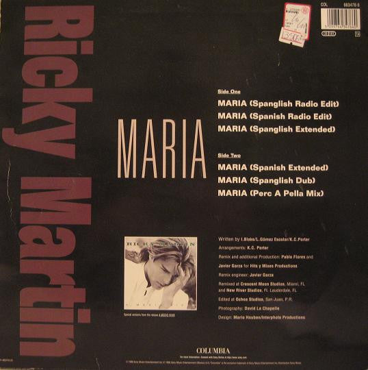 Ricky Martin – Maria (Remixes) (NM) BOX11