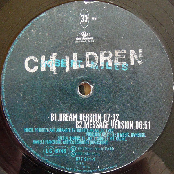 Robert Miles – Children (NM, FUNDA GENERICA, PROMO ÉPOCA) BOX24