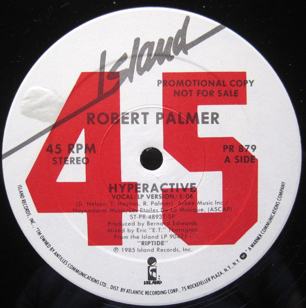 Robert Palmer – Hyperactive (NM, FUNDA VG+) BOX32