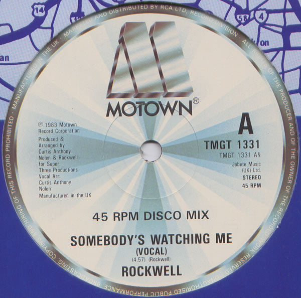 Rockwell – Somebody's Watching Me (EX)