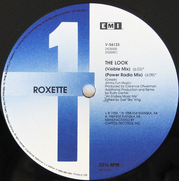 Roxette – The Look (NM, FUNDA VG+) BOX36