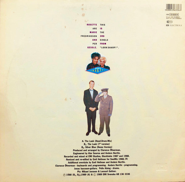 Roxette – The Look (Head-Drum-Mix) (NM, FUNDA VG+)