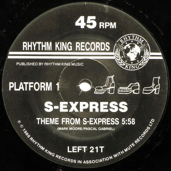 S-Express – Theme From S-Express (NM, FUNDA VG+)