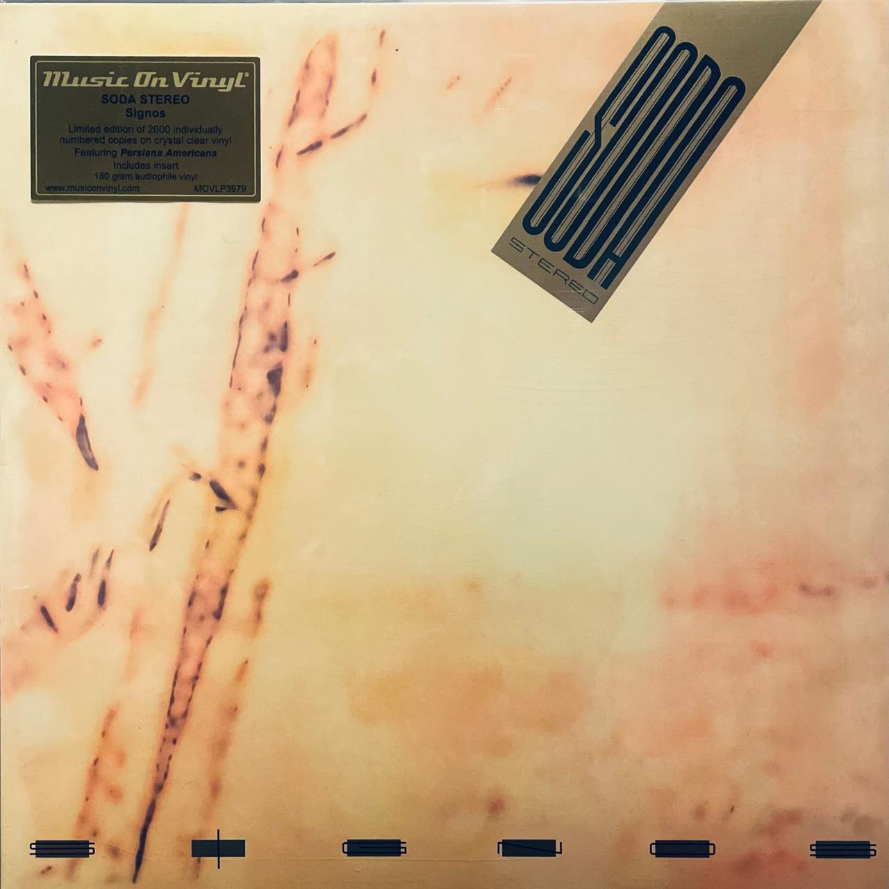 Soda Stereo – Signos / EDICIÓN LIMITADA NUMERADA & CRYSTAL CLEAR / INCLUYE INSERT (NUEVO, SELLADO)