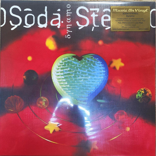 Soda Stereo – Dynamo / EDICIÓN LIMITADA NUMERADA & CRYSTAL CLEAR / INCLUYE INSERT (NUEVO, SELLADO)