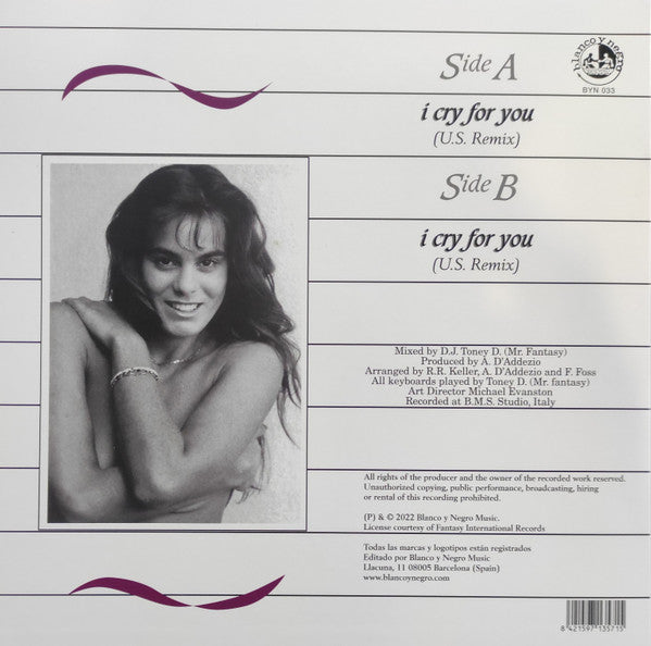 Shy Rose – I Cry For You (NUEVO, SELLADO)