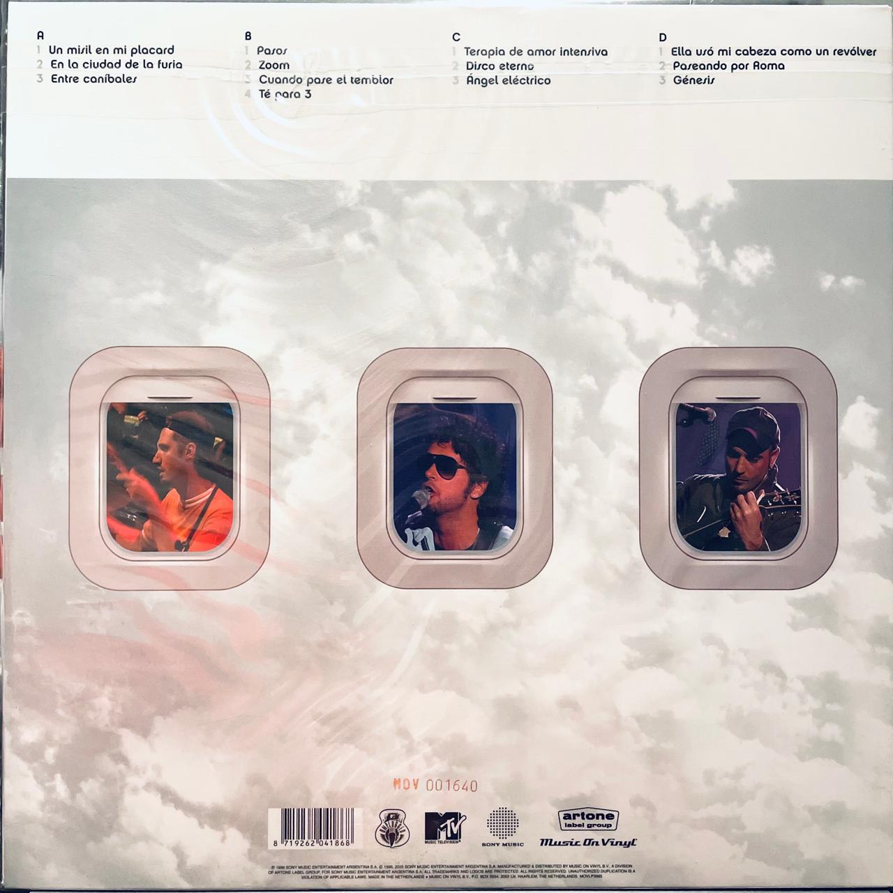 Soda Stereo – MTV Unplugged: Comfort Y Música Para Volar / EDICIÓN LIMITADA NUMERADA & CRYSTAL CLEAR / DISCO DOBLE (NUEVO, SELLADO)