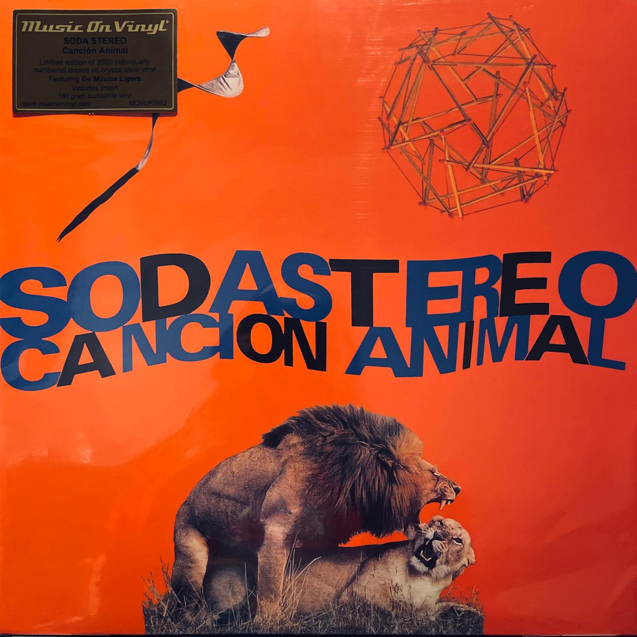 Soda Stereo – Canción Animal / EDICIÓN LIMITADA NUMERADA & CRYSTAL CLEAR (NUEVO, SELLADO)