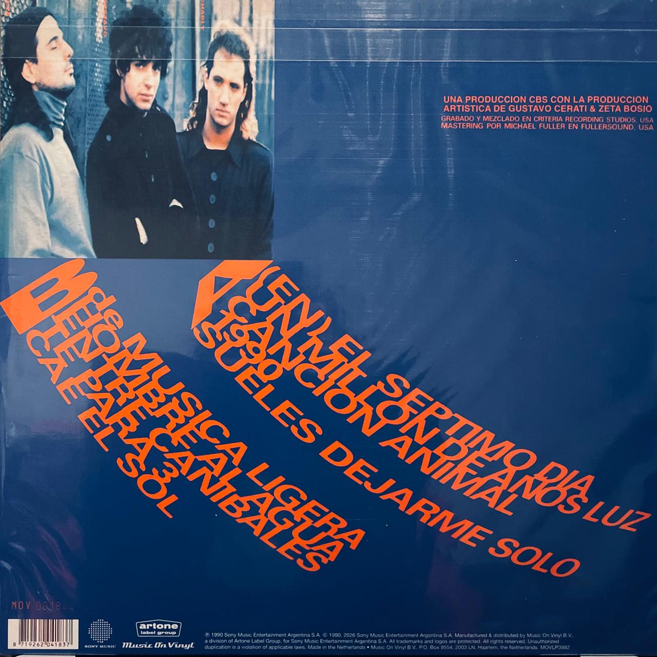 Soda Stereo – Canción Animal / EDICIÓN LIMITADA NUMERADA & CRYSTAL CLEAR (NUEVO, SELLADO)