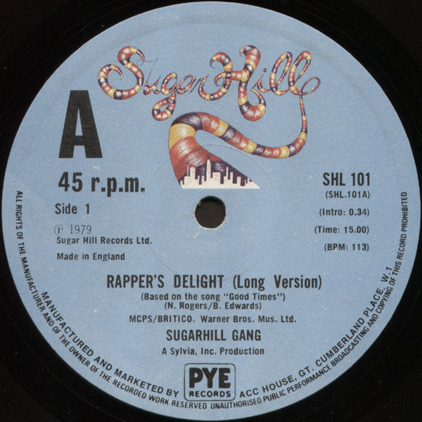 Sugarhill Gang – Rapper's Delight (NM, FUNDA VG+) BOX2