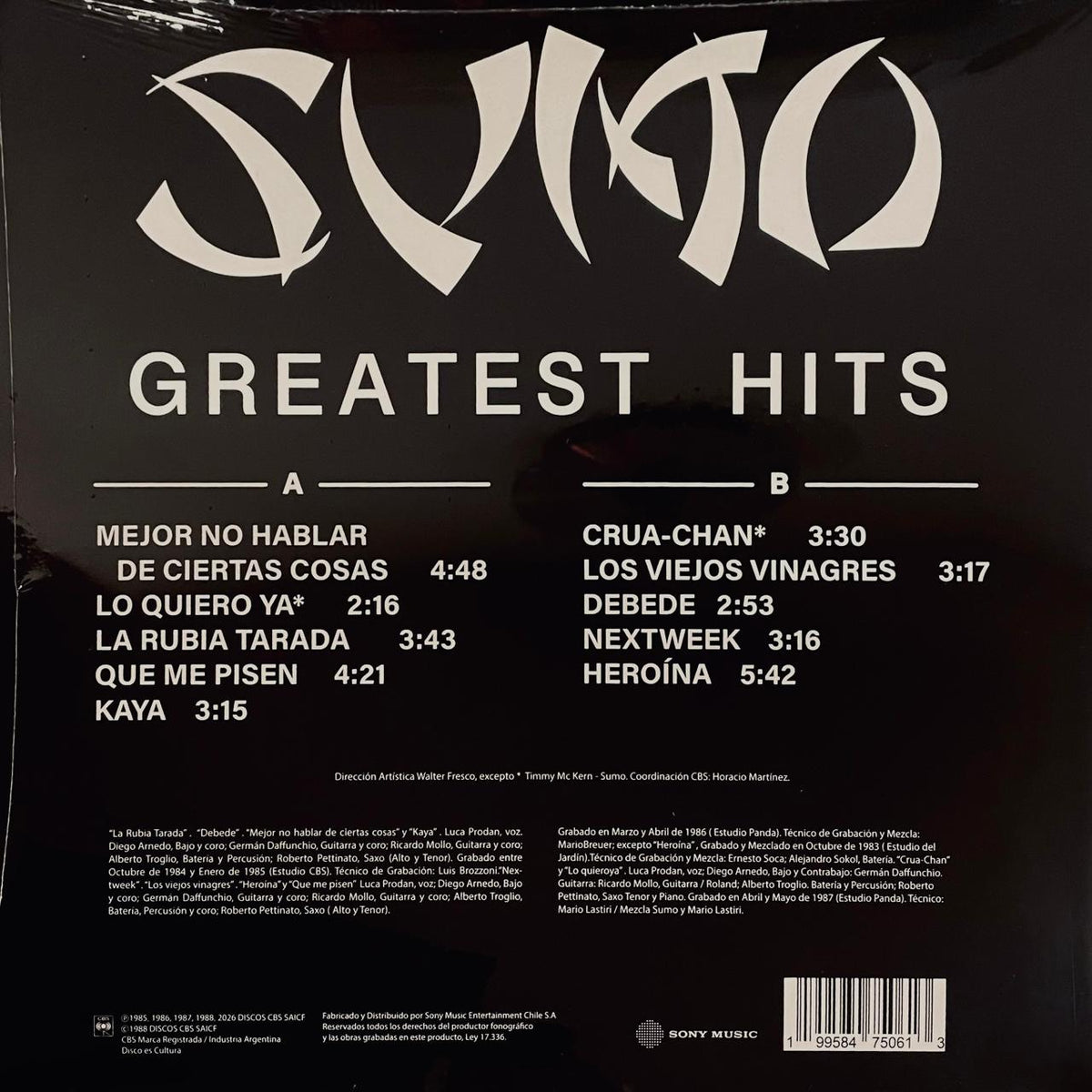 Sumo – Greatest Hits (NUEVO, SELLADO)