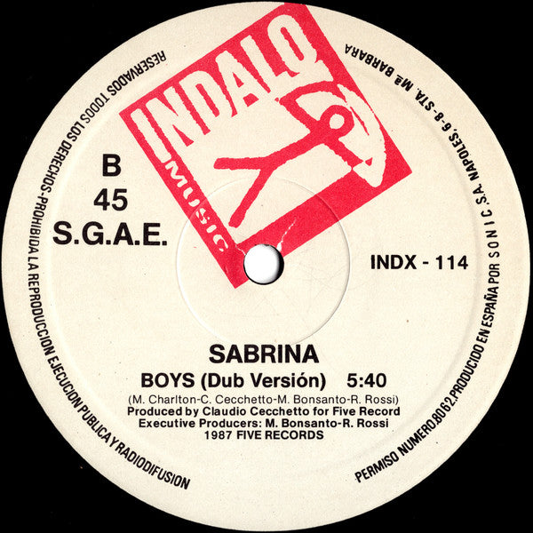 Sabrina – Boys (VG+)