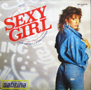 Sabrina – Sexy Girl (Remix) (VG+) [pequeño sticker en funda y galleta/timbre con nombre en funda] Box29