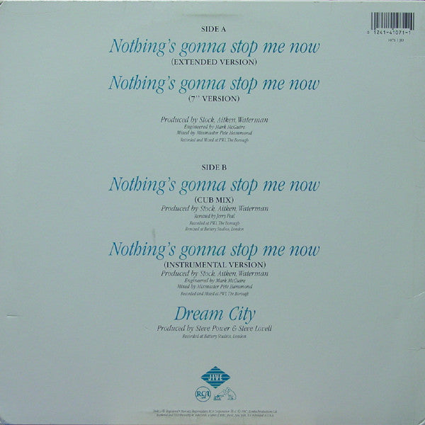 Samantha Fox – Nothing's Gonna Stop Me Now (NM) BOX32