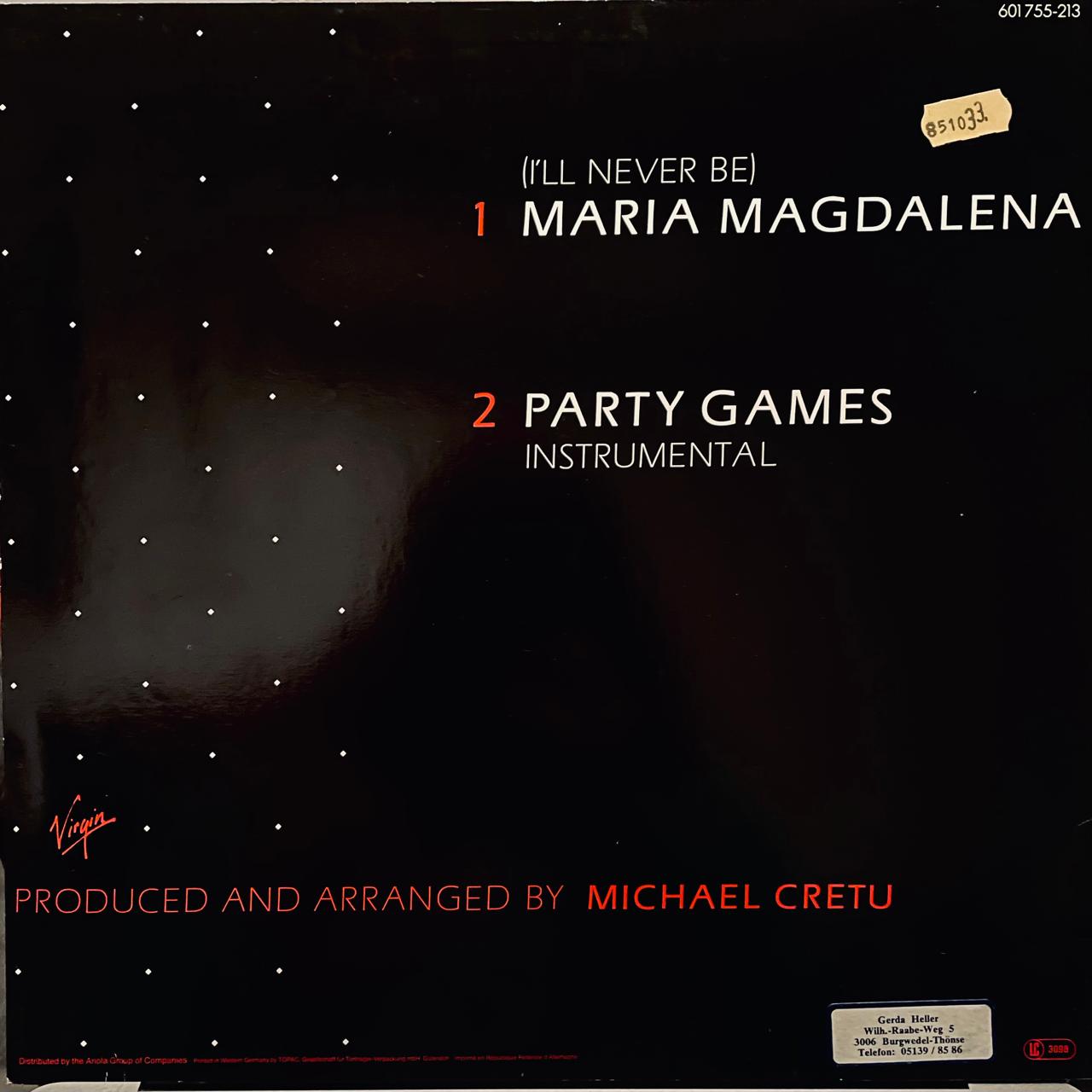 Sandra – (I'll Never Be) Maria Magdalena (NM, FUNDA VG+)