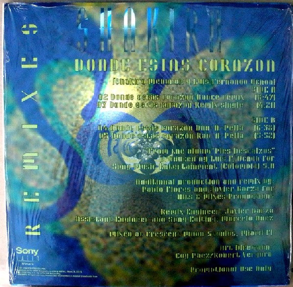 Shakira – Donde Estas Corazon (Remixes) (NM) BOX21