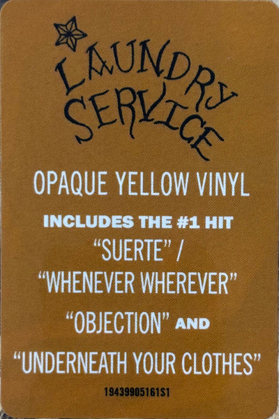 Shakira – Laundry Service / DISCO DOBLE (NUEVO, SELLADO)