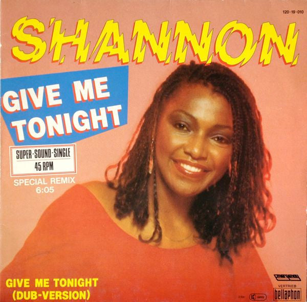 Shannon – Give Me Tonight (NM, FUNDA VG+) BOX23
