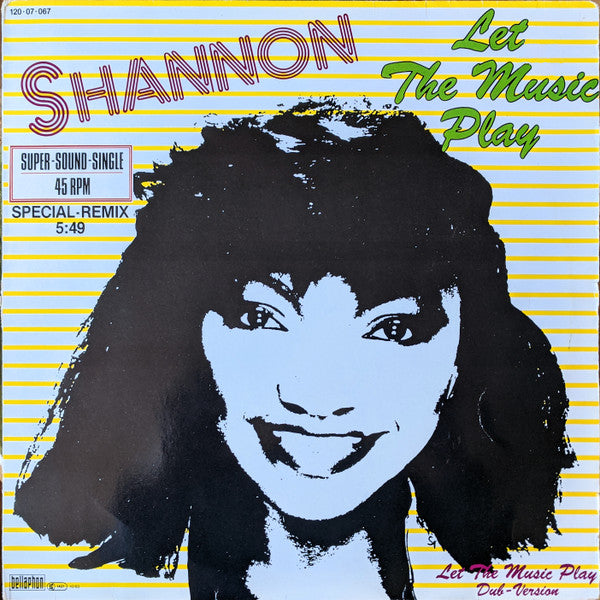 Shannon – Let The Music Play (Special-Remix) (NM) [pequeño sticker en funda] Box27