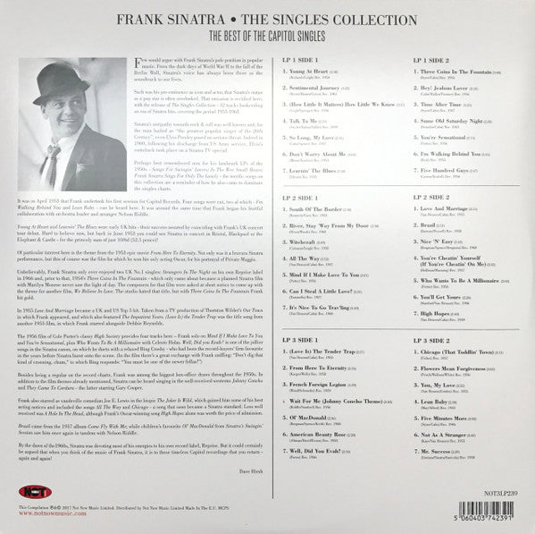 Sinatra – The Singles Collection (The Best of the Capitol Singles) / DISCO TRIPLE (NUEVO, SELLADO)