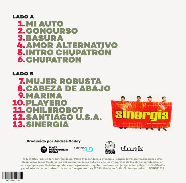 Sinergia – Sinergia (NUEVO, SELLADO) BOXV35