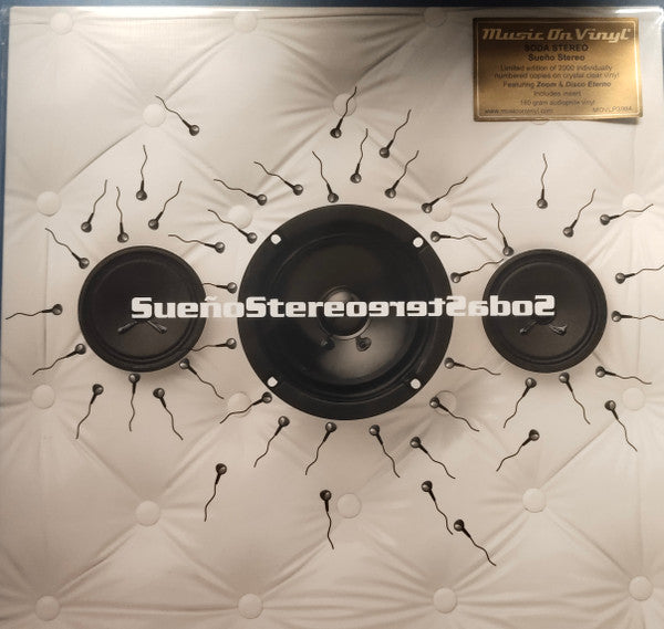 Soda Stereo – Sueño Stereo / EDICIÓN LIMITADA NUMERADA & CRYSTAL CLEAR / INCLUYE INSERT / DISCO DOBLE (NUEVO, SELLADO)