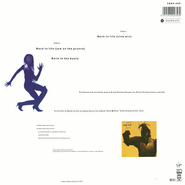 Soul II Soul – Back To Life (Club Mix) (VG+) BOX5