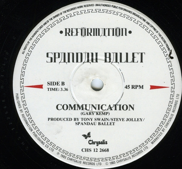 Spandau Ballet – Communication (Club Mix) (NM) BOX2