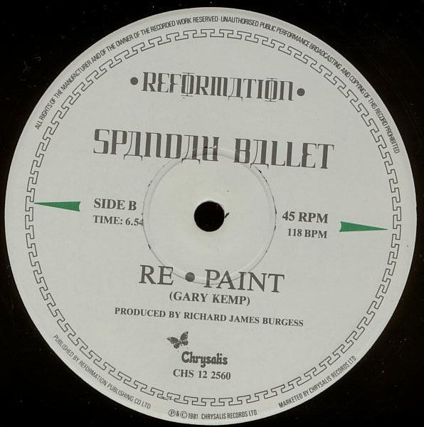 Spandau Ballet – Paint Me Down (NM, FUNDA EX)