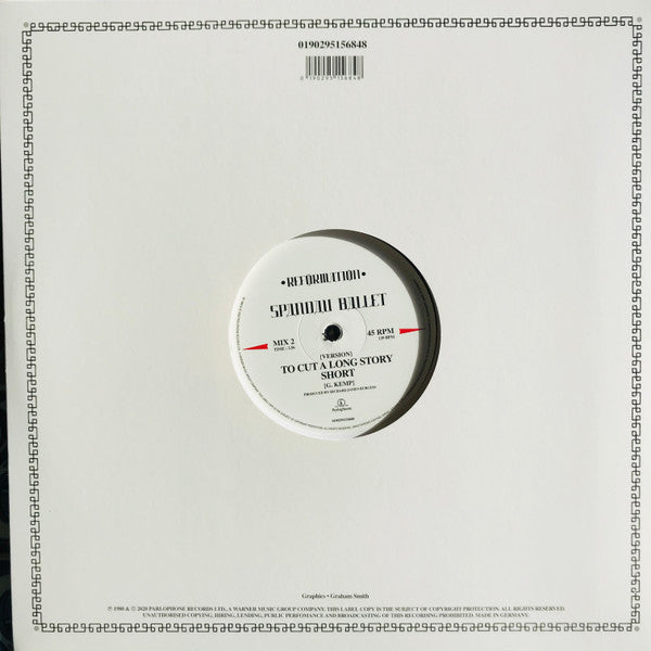 Spandau Ballet – To Cut A Long Story Short (NUEVO, SELLADO) BOX12