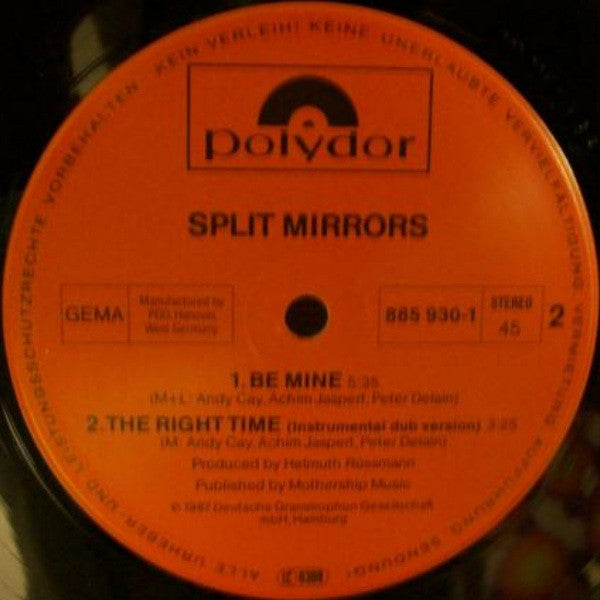 Split Mirrors – The Right Time (Let's Go Crazy Mix) (NM, FUNDA VG+) BOX30