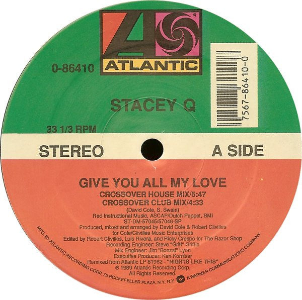 Stacey Q – Give You All My Love (NM) BOX19