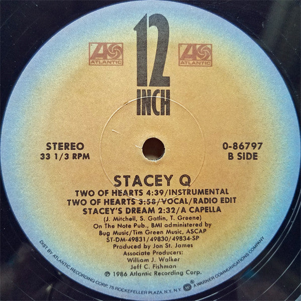 Stacey Q – Two Of Hearts (European Mix) (NM) BOX27