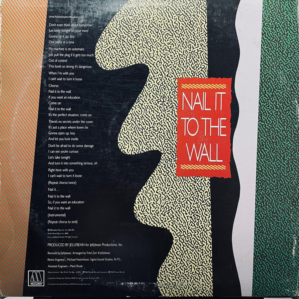 Stacy Lattisaw – Nail It To The Wall (Special 12" Version) (VG+) BOX19