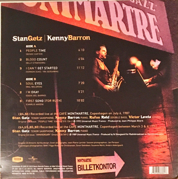 Stan Getz – Café Montmartre (NUEVO, SELLADO) BOXV53