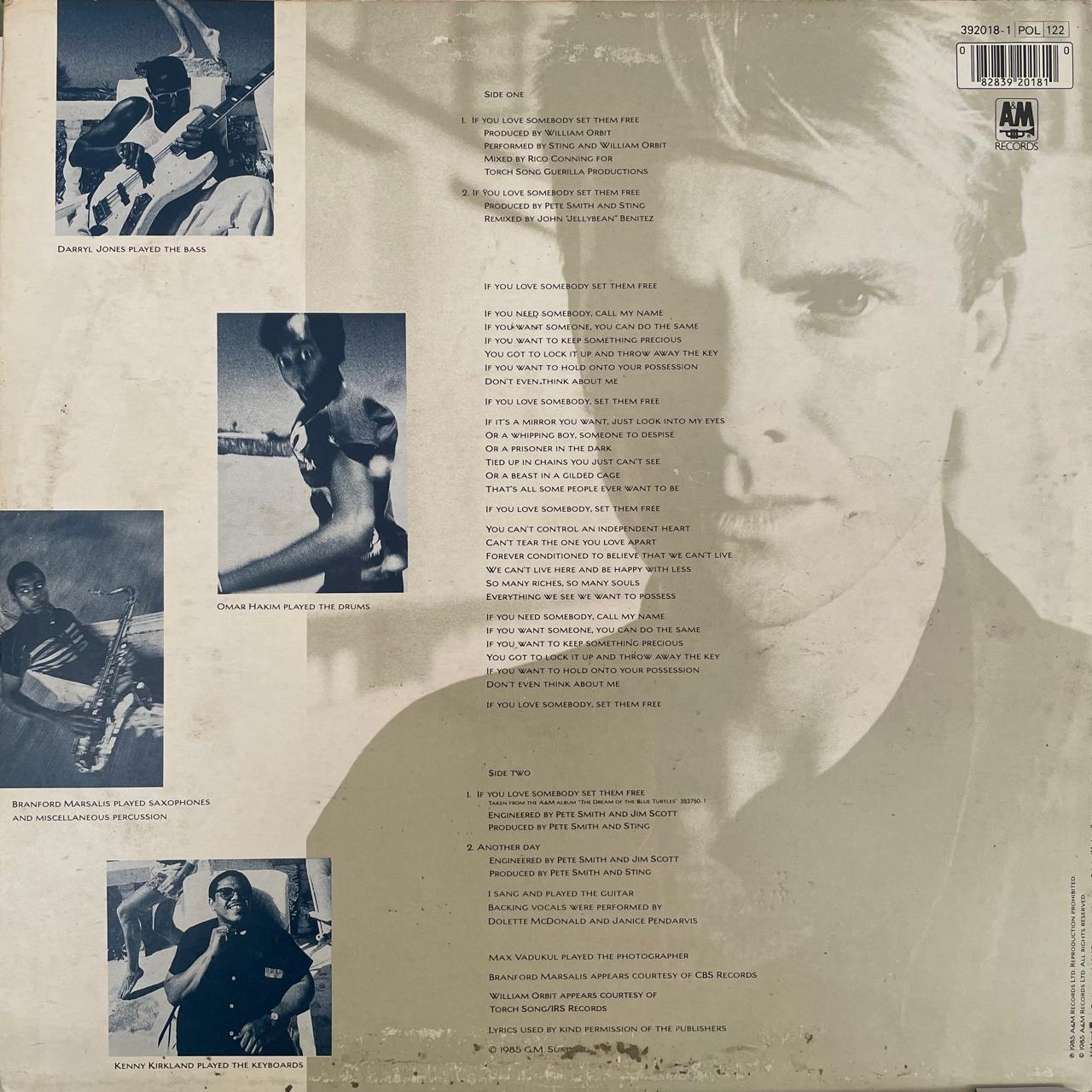 Sting – If You Love Somebody Set Them Free (EX, FUNDA VG+) BOX2