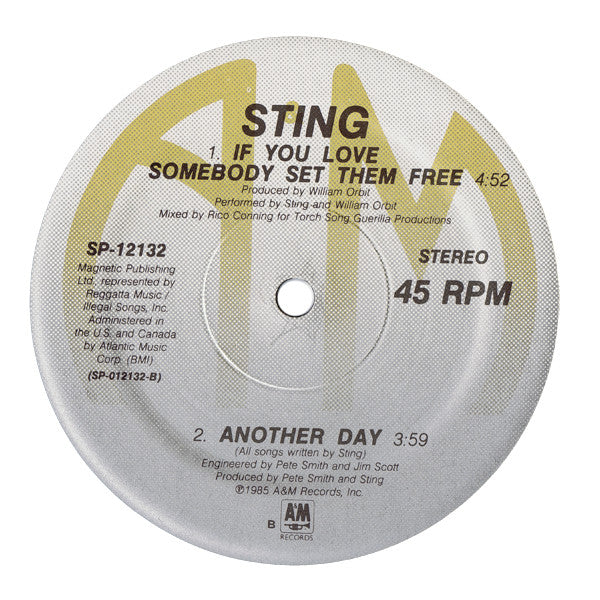 Sting – If You Love Somebody Set Them Free (NM, FUNDA VG+) BOX19