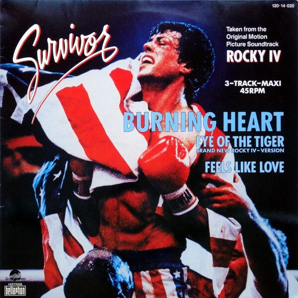 Survivor – Burning Heart, disco de vinilo, usado en estado NM