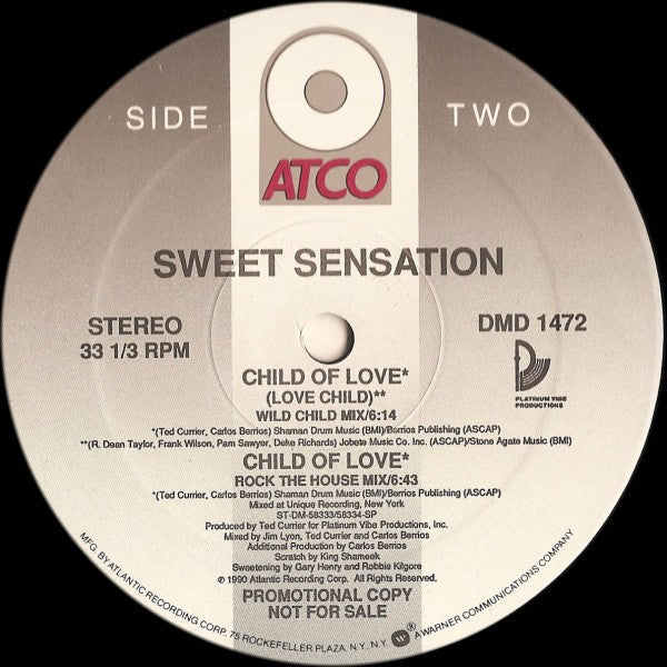 Sweet Sensation – Love Child (NM, Funda Generic de Sello) Box28