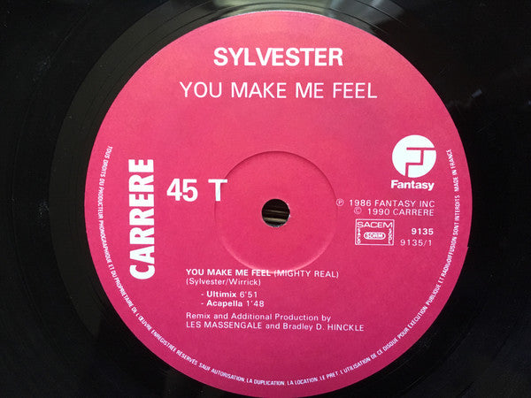 Sylvester – You Make Me Feel (Mighty Real) (NM, FUNDA VG+) BOX11