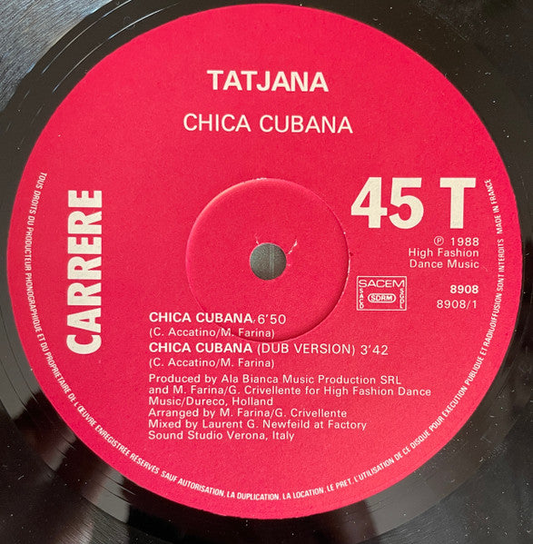 Tatjana – Chica Cubana (NM, FUNDA VG+) BOX11