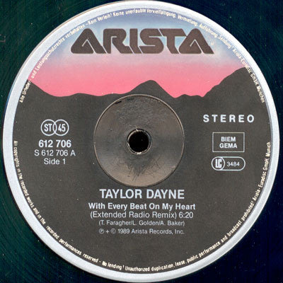 Taylor Dayne – With Every Beat Of My Heart (NM, FUNDA VG+) BOX33
