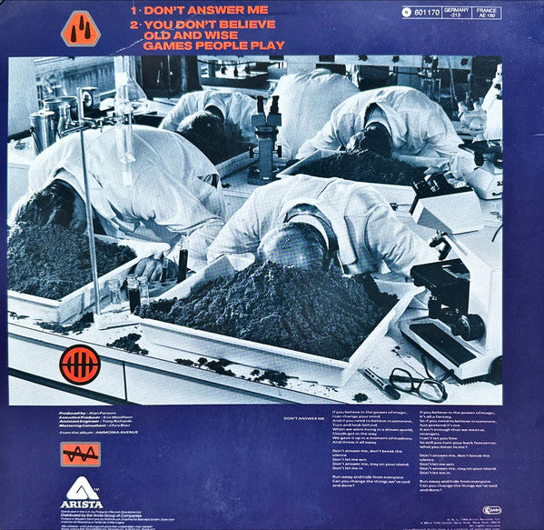 The Alan Parsons Project – Don't Answer Me (NM) BOX3