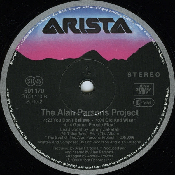The Alan Parsons Project – Don't Answer Me (NM) BOX3