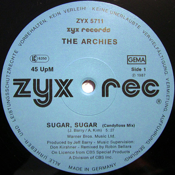 The Archies – Sugar, Sugar (VG+, Funda Generic de Sello) Box40