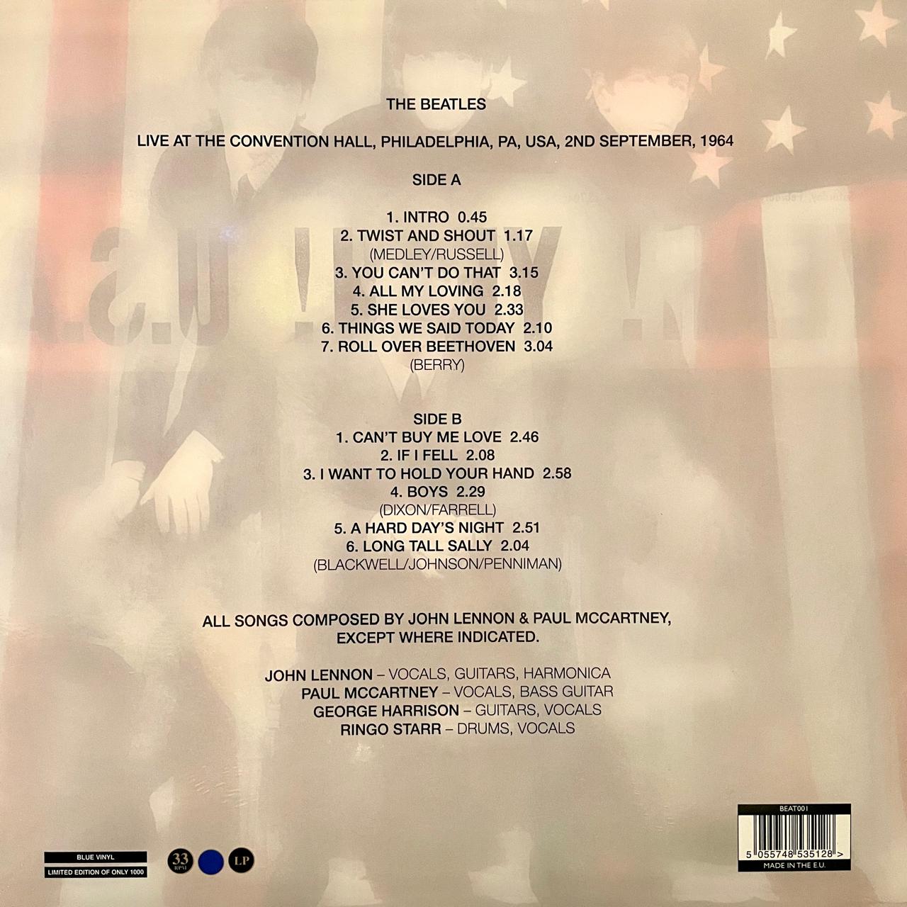 The Beatles – Yeah! Yeah! U.S.A! / LIMITED EDITION OF ONLY 1000 & BLUE (NUEVO, SELLADO)