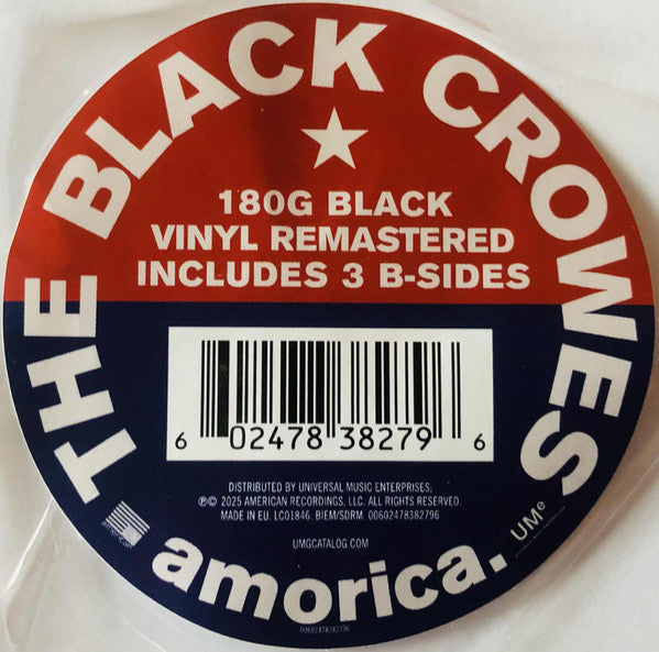 The Black Crowes – Amorica / REMASTERIZADO - DISCO DOBLE (NUEVO, SELLADO)